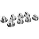 Cooktop Burner Control Knob Kit, Stainless Steel W10231704