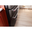 Kitchenaid® 26.2 Cu. Ft. Multi-Door French Door Refrigerator with Platinum Interior KRMF536RBS