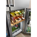 Kitchenaid® 36" Counter-Depth 19.4 Cu Ft 4-Door Refrigerator with Flexible Temperature Zone KRQC736RPS