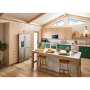 Kitchenaid® 36" Counter-Depth 19.4 Cu Ft 4-Door Refrigerator with Flexible Temperature Zone KRQC736RPS