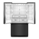 Whirlpool® 36-Inch Wide Full-Depth French Door Bottom Mount Refrigerator - 25 cu. ft. WRFF3036RB