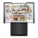 Whirlpool® 36-Inch Wide Full-Depth French Door Bottom Mount Refrigerator - 25 cu. ft. WRFF3036RB