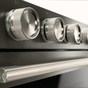 Kitchenaid® 5.0 Cu. Ft. Smart Slide-in Gas Range with Convection Cooking Modes and 2-in-1 Burner KSGS530SBE