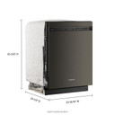 Kitchenaid® Third Level Jet Rack Dishwasher with 40+ Total Wash Jets, 41 dBA KDFS324SBE