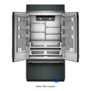 Kitchenaid® 24.2 Cu. Ft. 42" Built-In French Door Bottom Mount Refrigerator with Platinum Interior KBFN542SJP
