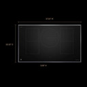 Jennair® 36" Lustre Smart Induction Cooktop with Temperature-Controlled Cooking JICT736SS