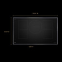 Jennair® 36" Lustre Smart Induction Cooktop with Temperature-Controlled Cooking JICT736SS