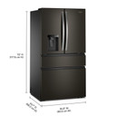 Whirlpool® 29 Cu. Ft. Family-Sized Capacity French door refrigerator with Flexible Temperature Drawer WRMF3636SV