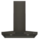 KitchenAid® 36-inch Wall-Mount, 4-Speed Canopy Hood KVWC736SBE