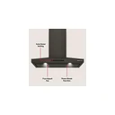 KitchenAid® 36-inch Wall-Mount, 4-Speed Canopy Hood KVWC736SBE