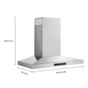 KitchenAid® 36-inch Wall-Mount, 4-Speed Canopy Hood KVWC736SSS KitchenAid® 36-inch Wall-Mount, 4-Speed Canopy Hood KVWC736SSS