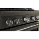 KitchenAid® 30-Inch 4 Burner Commercial-Style Dual Fuel Range with No Preheat Air Fry Mode KFDS930SBE
