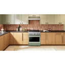 Kitchenaid® 30-Inch 4 Burner Commercial-Style Dual Fuel Range with No Preheat Air Fry Mode KFDS930SDC