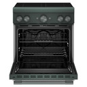 Kitchenaid® 30-Inch 4-Element Induction Freestanding Commercial-Style Range with Air Fry KFIS930SJP