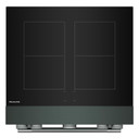 Kitchenaid® 30-Inch 4-Element Induction Freestanding Commercial-Style Range with Air Fry KFIS930SJP