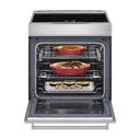 Kitchenaid® 30-Inch 4-Element Induction Convection Front Control Range with Baking Drawer KSIB900ESS