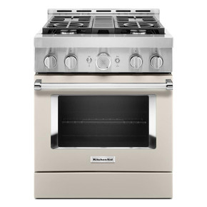 KitchenAid® 30'' Smart Commercial-Style Gas Range with 4 Burners KFGC500JMH KitchenAid® 30'' Smart Commercial-Style Gas Range with 4 Burners KFGC500JMH