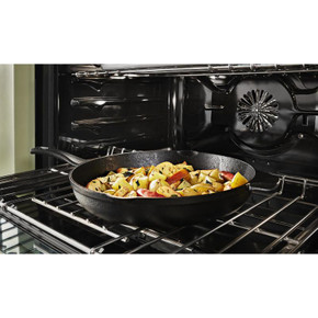 KitchenAid® 30'' Smart Commercial-Style Gas Range with 4 Burners KFGC500JSS