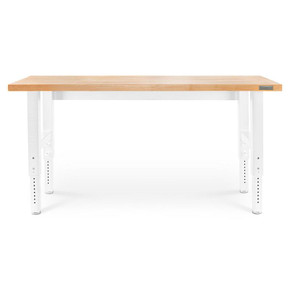Gladiator® 6' (182.9 cm) Wide Adjustable Height Hardwood Workbench GAWB06HWGW