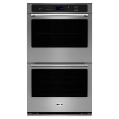 Maytag® 30-Inch Double Wall Oven with EvenAir™ True Convection System - 10.0 Cu. Ft. MOED4030TZ
