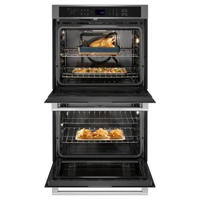 Maytag® 30-Inch Double Wall Oven with EvenAir™ True Convection System - 10.0 Cu. Ft. MOED4030TZ