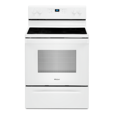 5.3 cu. ft. Whirlpool® electric range with Frozen Bake™ technology YWFE515S0JW