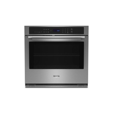 Maytag® 30-inch Single Wall Oven with Air Fry and Basket - 5.0 cu. ft. MOES6030LZ