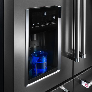 Kitchenaid® 25.8 Cu. Ft. 36" Multi-Door Freestanding Refrigerator with Platinum Interior Design KRMF706ESS