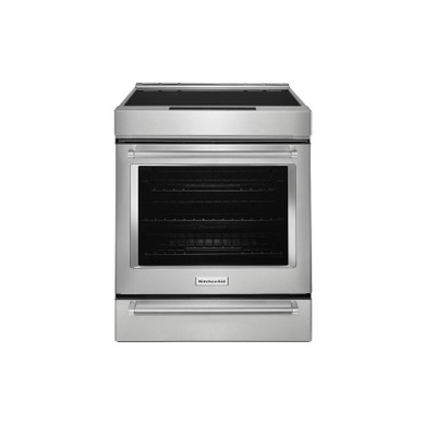 Kitchenaid® 30-Inch 4-Element Induction Slide-In Convection Range with Air Fry KSIS730PSS