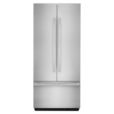 Jennair® Noir™ 36" (91.4 cm) Fully Integrated Built-In French Door Refrigerator Panel-Kit JBFFS36NHM