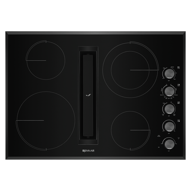 Jennair® Black Floating Glass 30 JX3™ Electric Downdraft Cooktop JED3430GB