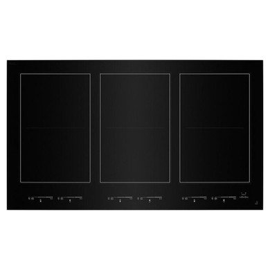 Jennair® 36" Oblivion Glass Induction Flex Cooktop JIC4736HB
