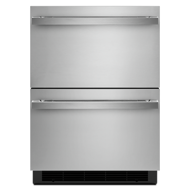 Jennair® NOIR™ 24 Double Drawer Refrigerator/Freezer JUCFP242HM
