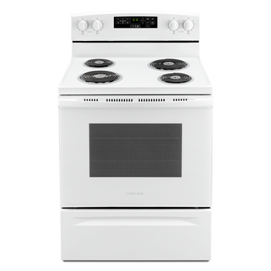 30-inch Amana® Electric Range with Self-Clean Option YACR4503SFW