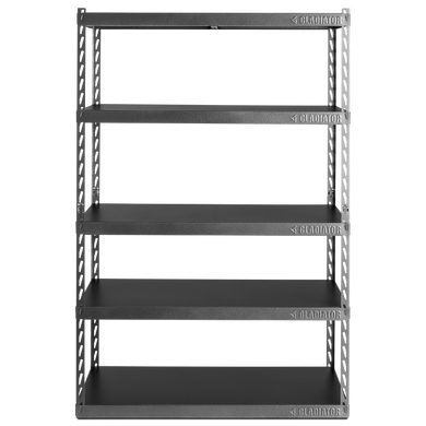 Gladiator® 48 Wide EZ Connect Rack with Five 24 Deep Shelves YGRK485XGG