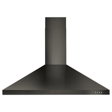 Whirlpool® 36" Contemporary Black  Stainless Wall Mount Range Hood WVW53UC6HV