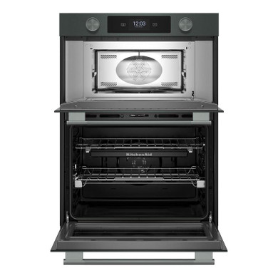 Kitchenaid® Smart Combo Wall Oven with Assisted Cooking Modes KOEC730SJP
