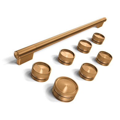 Bronze Handle and Knob Hardware Accessory Kit for KitchenAid® 36" Commercial-Style Induction Range W11774741