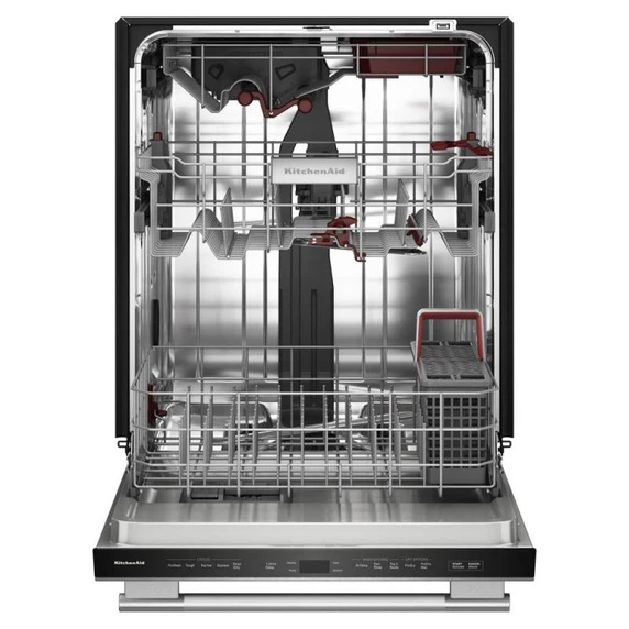Kitchenaid® 360° Max Jets™ Third Rack Dishwasher with Stemware Shield and Stemware Clips, 44 dBA KDTS434SPS
