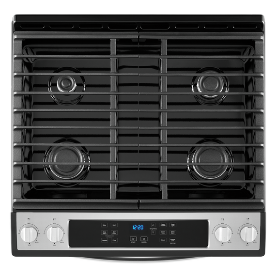 5.0 Cu. Ft. Whirlpool® Gas Range with Frozen Bake™ Technology WEG515S0LS