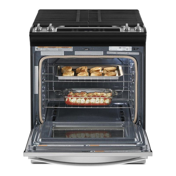 5.0 Cu. Ft. Whirlpool® Gas Range with Frozen Bake™ Technology WEG515S0LS 5.0 Cu. Ft. Whirlpool® Gas Range with Frozen Bake™ Technology WEG515S0LS