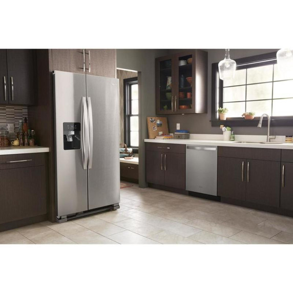 Whirlpool® 36-inch Wide Side-by-Side Refrigerator - 25 cu. ft. WRS555SIHZ