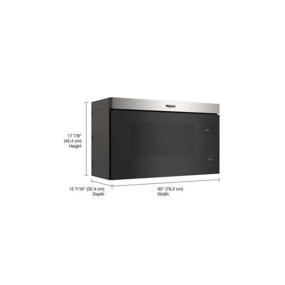 Whirlpool® Flush Mount Over-the-Range Microwave with Turntable-Free Design YWMMF5930PZ