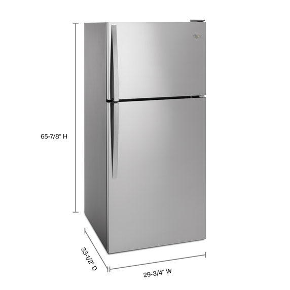 Whirlpool® 30 Wide Top-Freezer Refrigerator WRT148FZDM