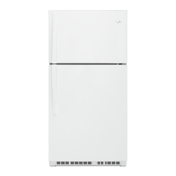 Whirlpool® 33-inch Wide Top Freezer Refrigerator - 21 cu. ft. WRT541SZDW