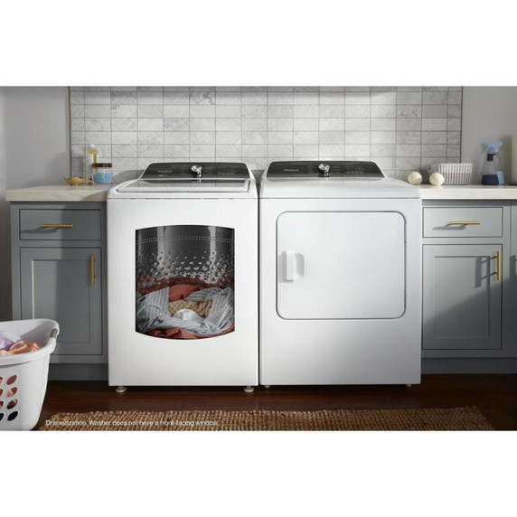 Whirlpool® 5.4 - 5.5 Cu. Ft. I.E.C. Capacity Top Load Washer with Removable Agitator WTW5057LW