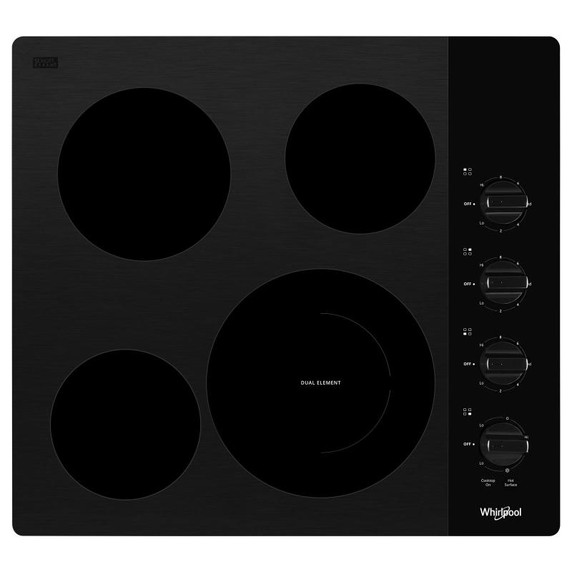 Whirlpool® 24-inch Compact Electric Ceramic Glass Cooktop WCE55US4HB