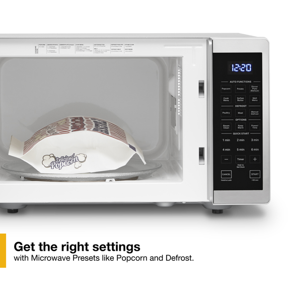 Whirlpool® 0.9 Cu. Ft. Capacity Countertop Microwave with 900 Watt Cooking Power YWMC30309LS