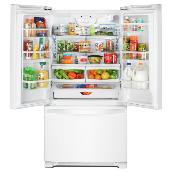 Whirlpool® 36-inch Wide Counter Depth French Door Refrigerator - 20 cu. ft. WRF540CWHW