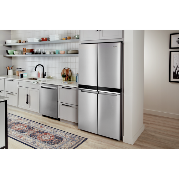 Whirlpool® 36-inch Wide Counter Depth 4 Door Refrigerator - 19.4 cu. ft. WRQA59CNKZ